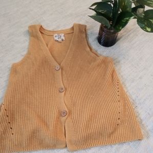 Slouchy woven tank top size Medium